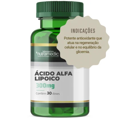 Ácido Alfa Lipoico 300mg - 30 doses